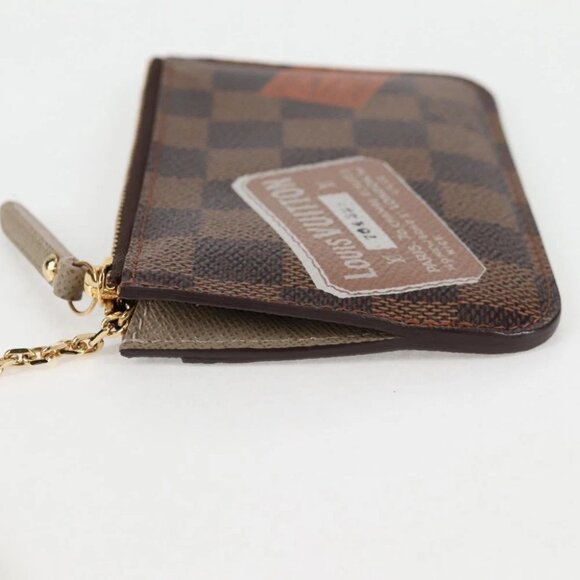 LOUIS VUITTON Damier Ebene Pochette Cree Coin Purse - Picture 6 of 16